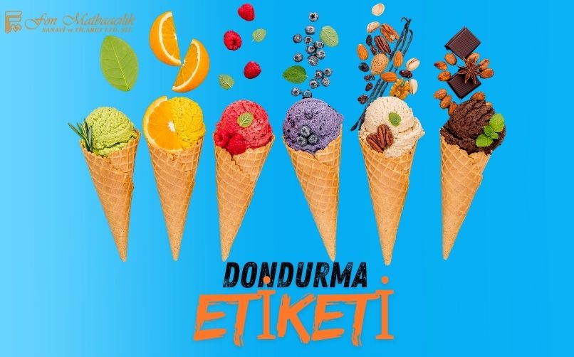 dondurma etiketi